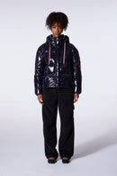 Doudoune courte brillante Lili Bright Dark Night