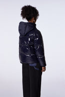 Doudoune courte brillante Lili Bright Dark Night