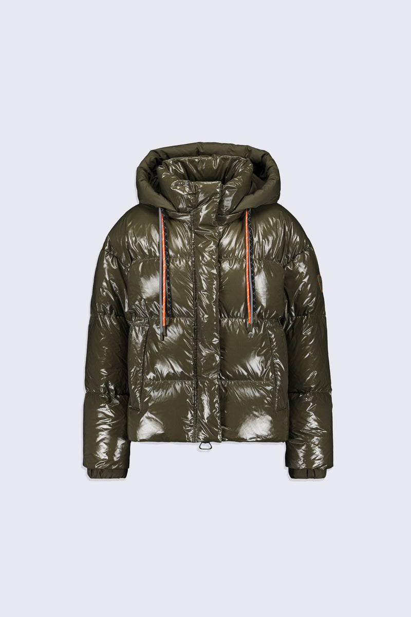 Doudoune courte brillante Lili Bright