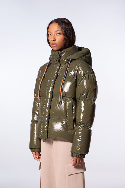 Doudoune courte brillante Lili Bright