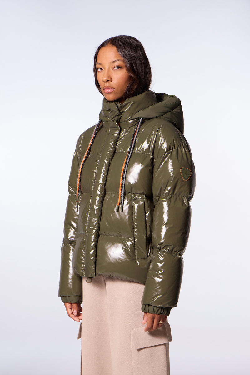 Doudoune courte brillante Lili Bright