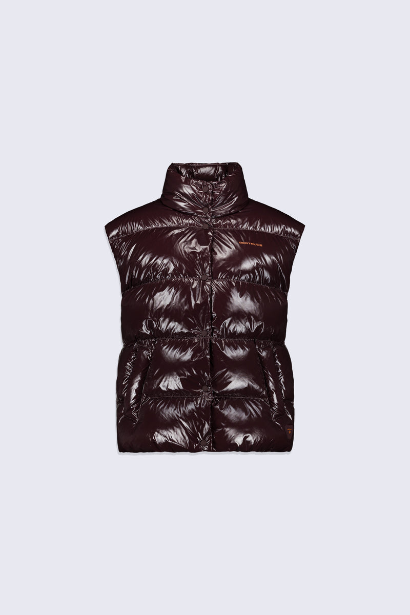 Doudoune sans manches brillante oversize Mara Bright