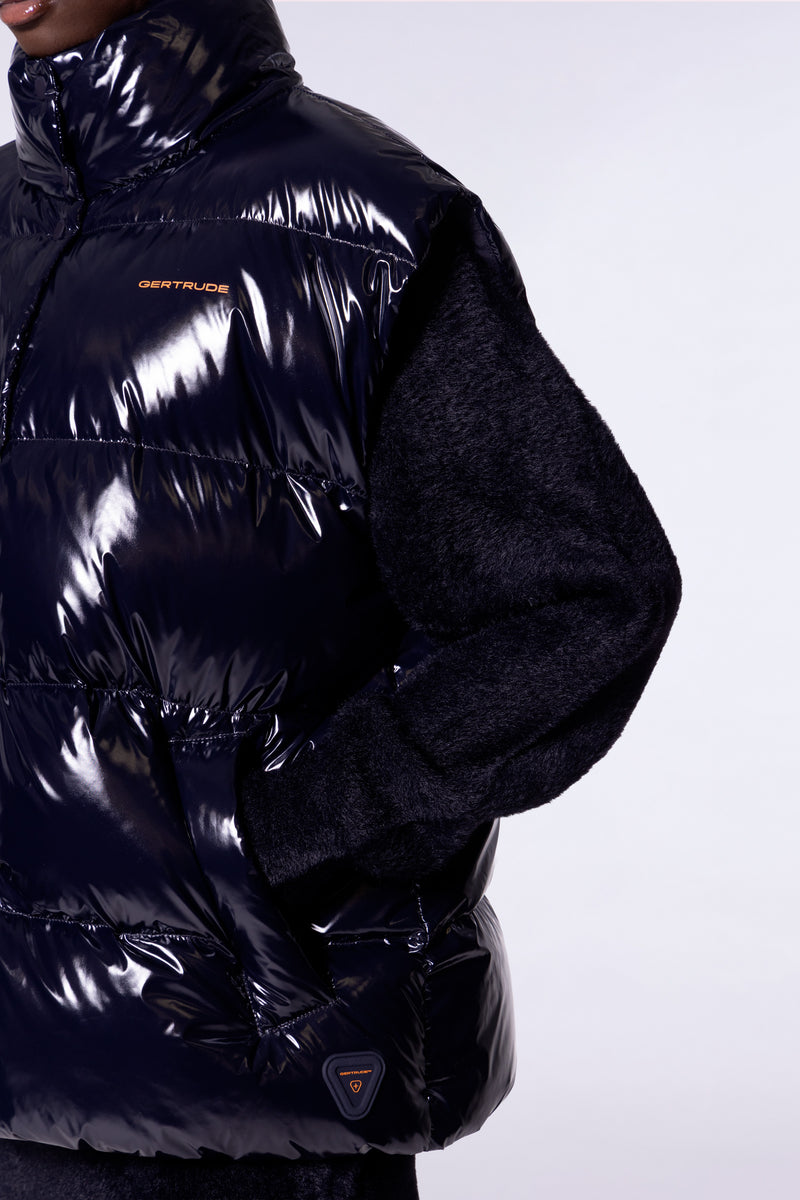 Doudoune sans manches brillante oversize Mara Bright