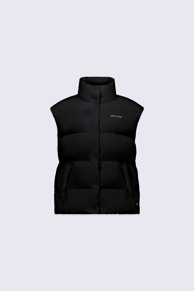 Doudoune oversize sans manches à taille ajustable Mara