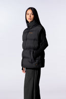 Doudoune oversize sans manches à taille ajustable Mara