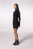 Robe courte moulante en microfibre Mia