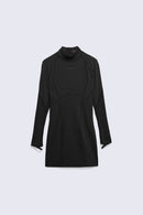 Robe courte moulante en microfibre Mia