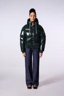 Doudoune courte brillante Nine Dark Forest