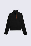 Pull camionneur moulant zippé en maille technique Patricia