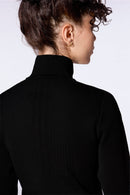 Pull camionneur moulant zippé en maille technique Patricia