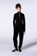 Pull camionneur moulant zippé en maille technique Patricia