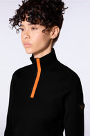 Pull camionneur moulant zippé en maille technique Patricia