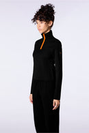 Pull camionneur moulant zippé en maille technique Patricia