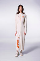 Robe longue moulante avec print Sallie