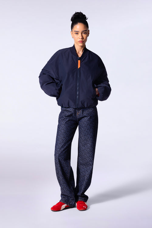 Bomber oversize court Suni-W