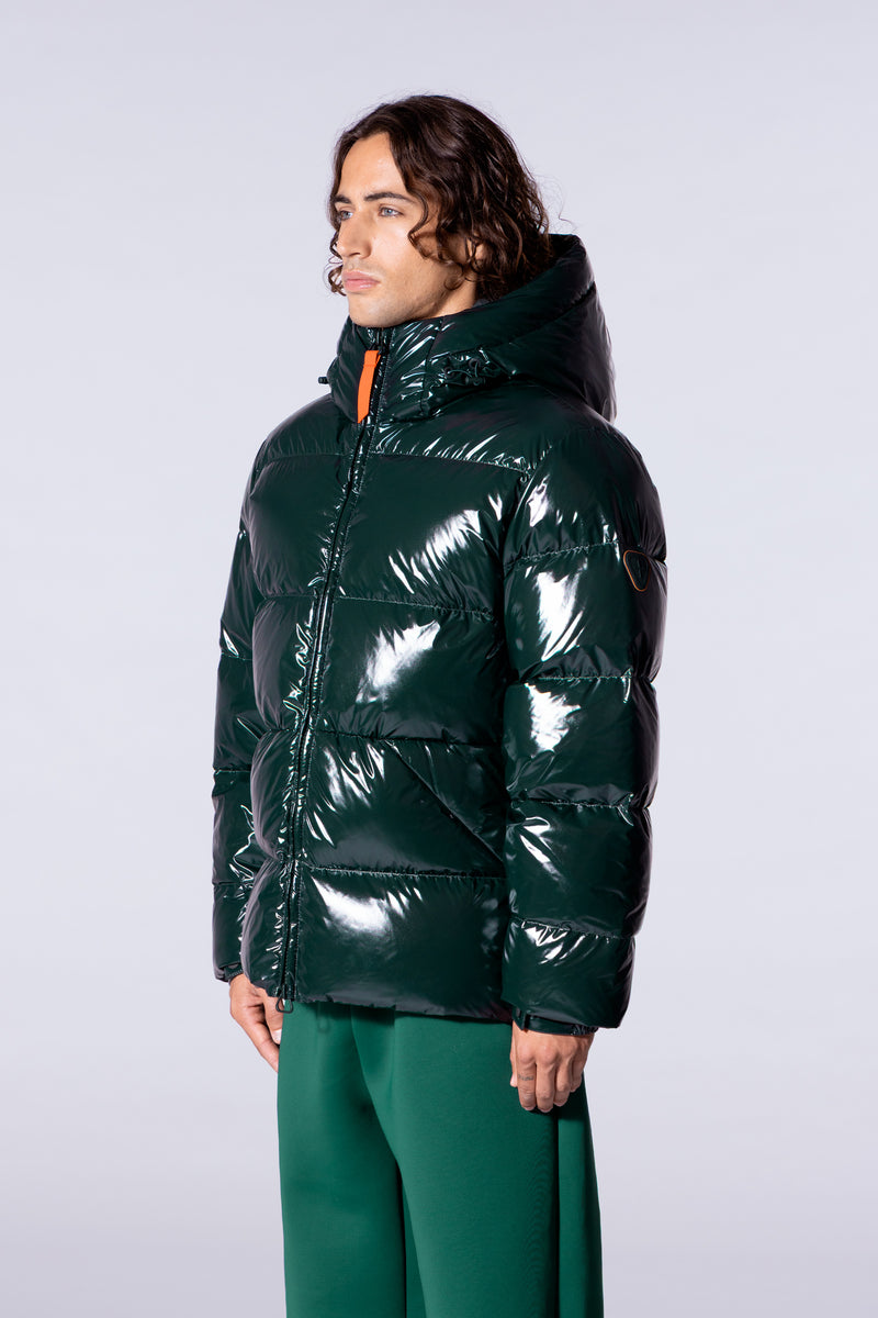 Doudoune brillante avec capuche ajustable Vianney Bright