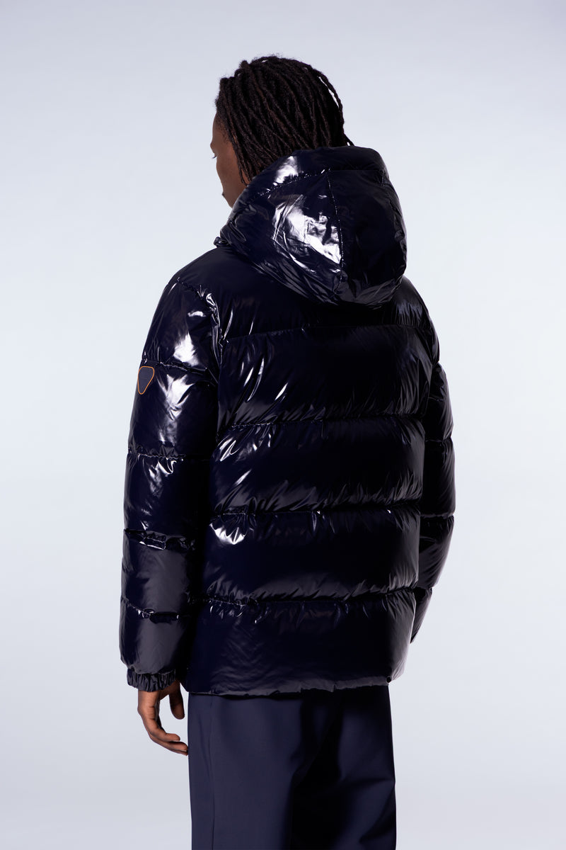 Doudoune brillante avec capuche ajustable Vianney Bright