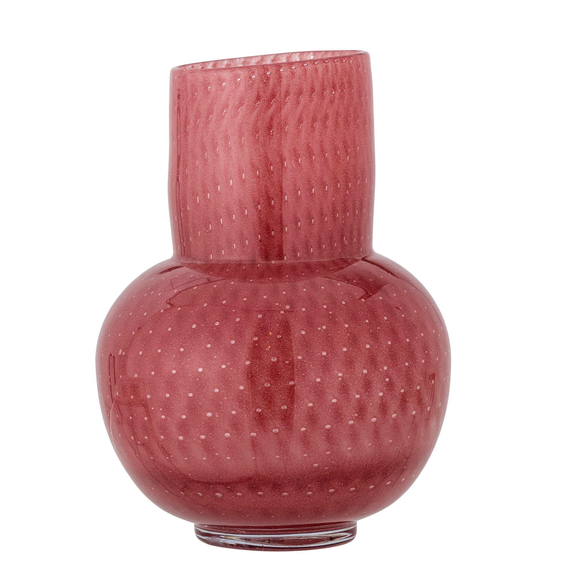 Roscoe - Jarrón - Rosa Empolvado - Vidrio