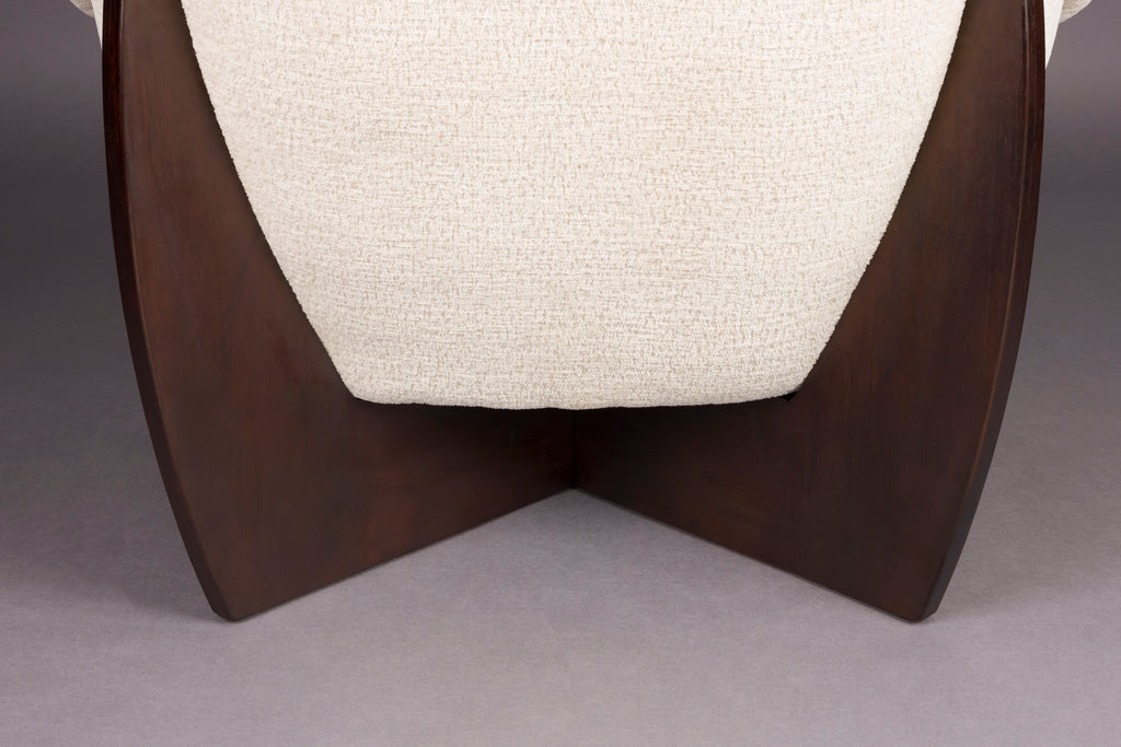 Emilius - Lounge Armchair - Fabric - Beige