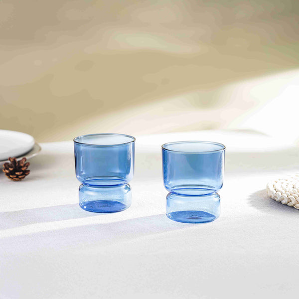 Ambra - Lot De 2 Verres - 30Cl - Bleu