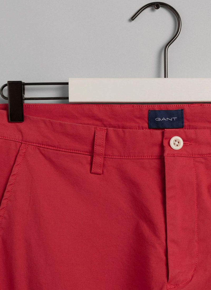 Gant - Pantalon Chino Hallden Sunfaded - Cardinal Red - Homme