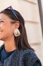HALO Gold - Steel Earrings