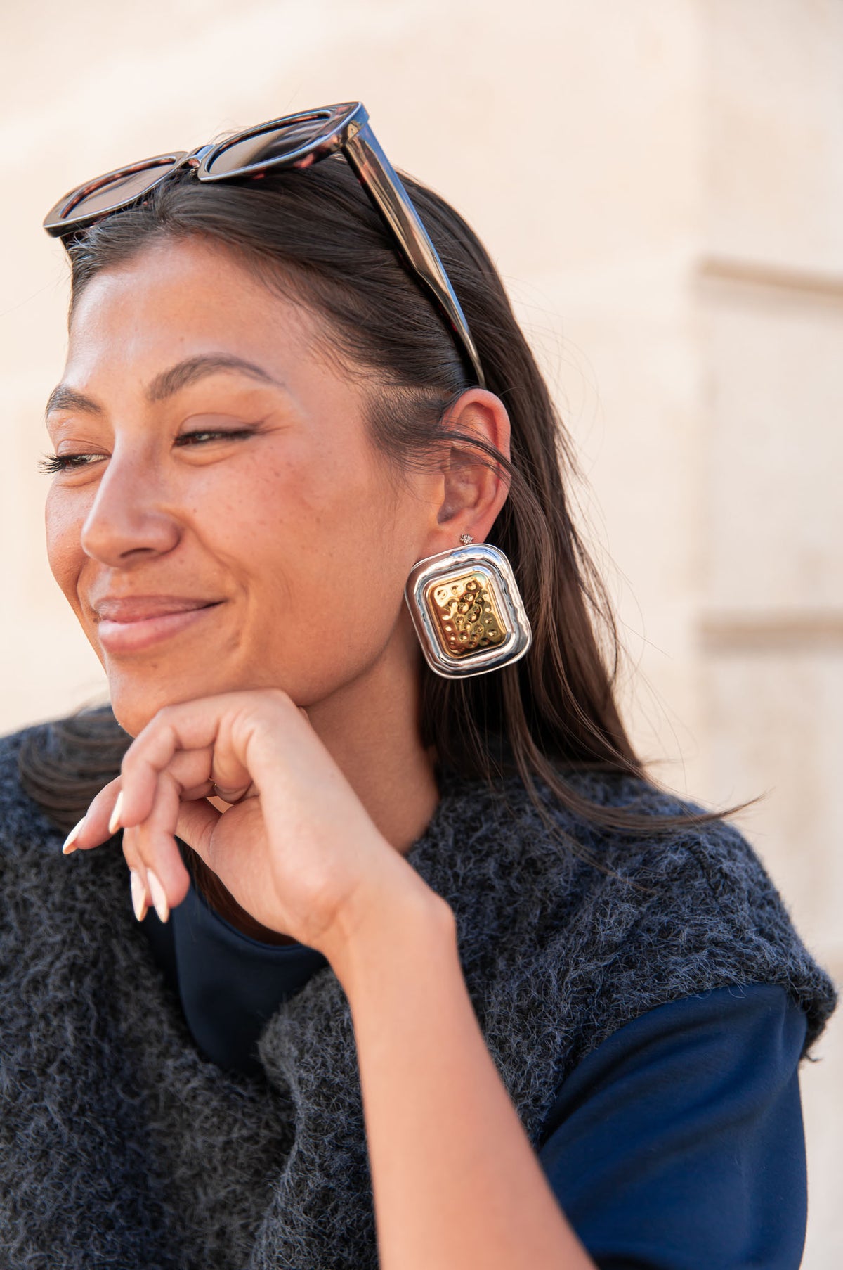 HALO Gold - Steel Earrings