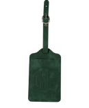 Etiquette a bagages GYL sapin vue face avec logo Createur de Bagages fond transparent
