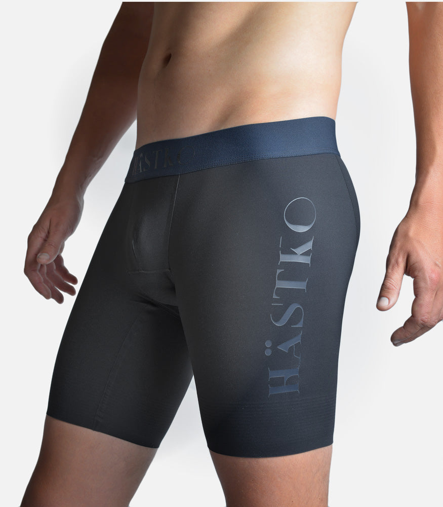 man wearing sports boxers #color_blueberry