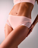woman wearing seamless sports panties hastko PANTY N°91 #color_nude
