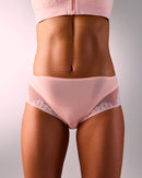 woman wearing seamless sports panties hastko PANTY N°91 #color_nude