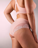 woman wearing seamless sports panties hastko PANTY N°91 #color_nude