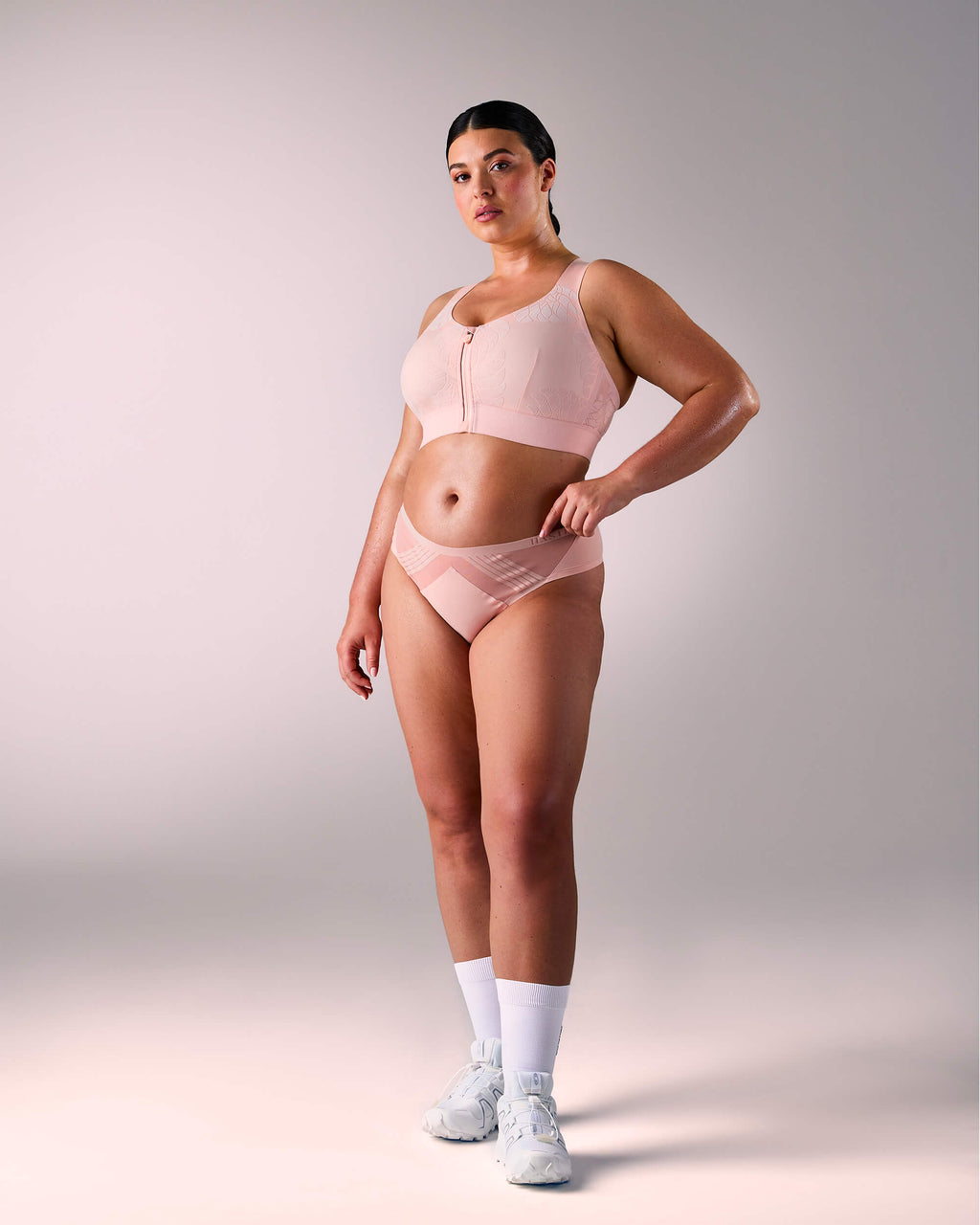 woman wearing a hastko seamless sports tanga TANGA N°23 #color_nude