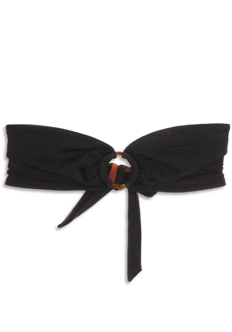 Belair Bandeau Bikini Top - Black