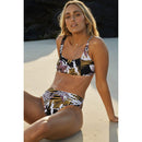 Rhythm - Top de bikini bandeau Colombo Crop Top - Negro - Mujer
