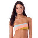 Rhythm - Top de bikini bandeau North Shore - Chartreuse - Mujer