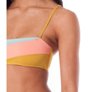 Rhythm - Top de bikini bandeau North Shore - Chartreuse - Mujer