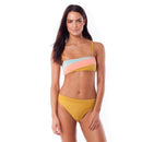 Rhythm - Top de bikini bandeau North Shore - Chartreuse - Mujer