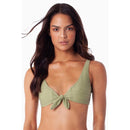 Rhythm - Top de bikini Tahiti con tirantes anudados - Aloe - Mujer