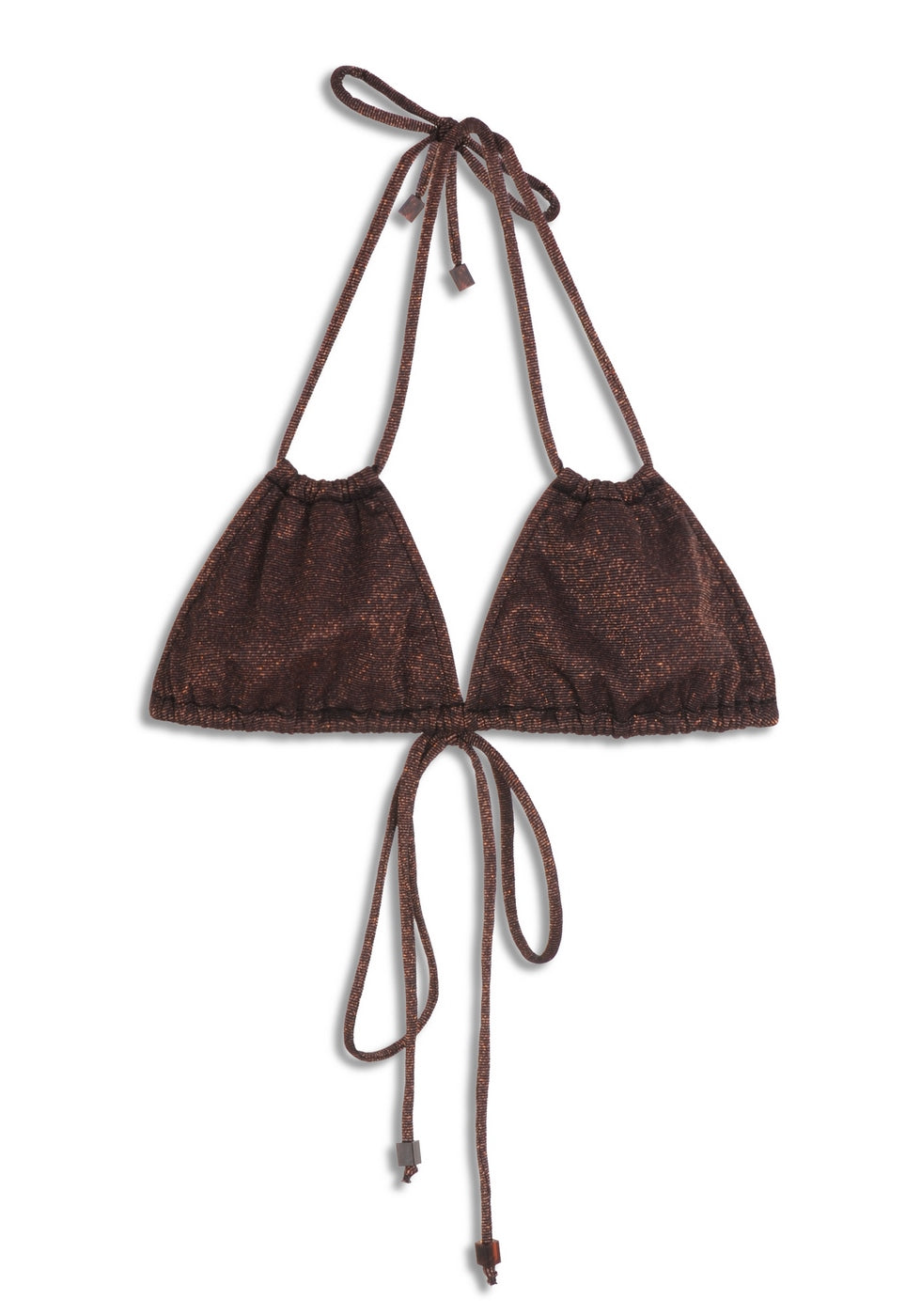 Hartley Triangle Bikini Top - Lurex