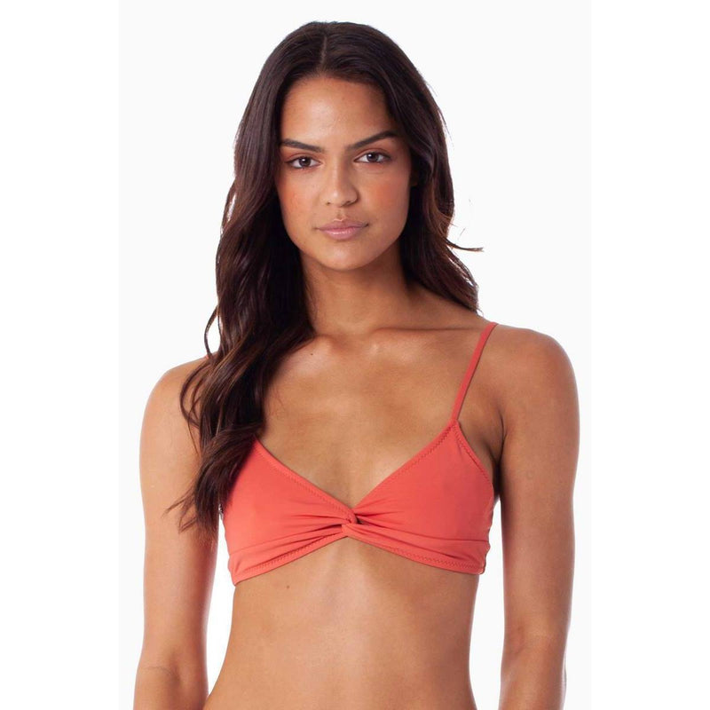 Rhythm - Top de bikini Trilette Islander Twist - Rubí - Mujer