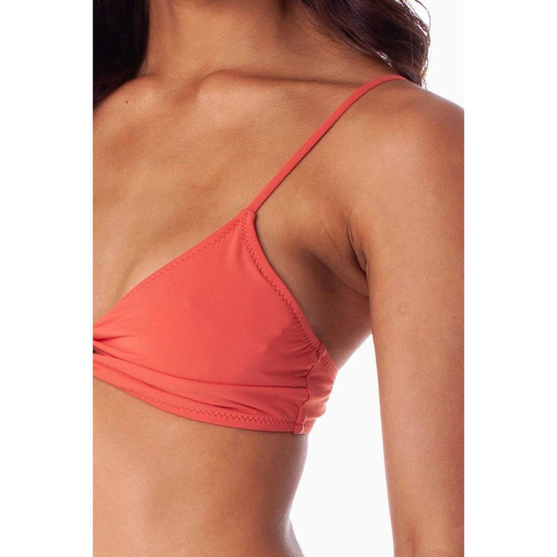 Rhythm - Top de bikini Trilette Islander Twist - Rubí - Mujer