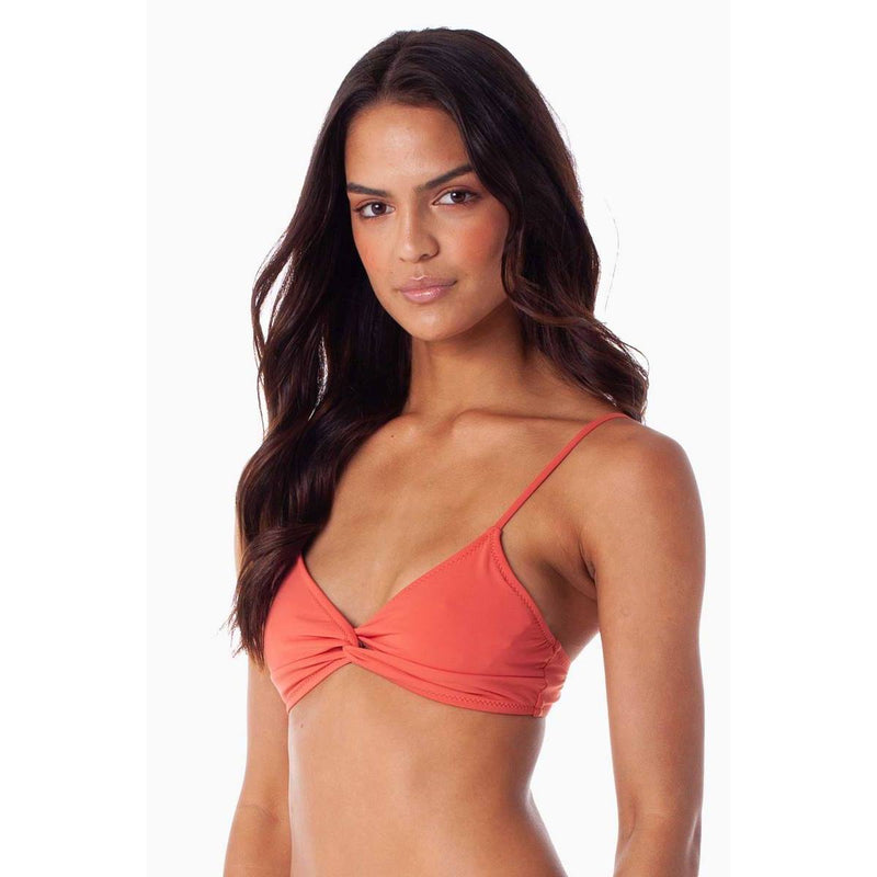 Rhythm - Top de bikini Trilette Islander Twist - Rubí - Mujer