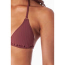 Rhythm - Top de bikini Tulum Slide - Algarroba - Mujer