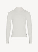 Courreges - Haut Seconde Peau À Col Montant - White - Homme