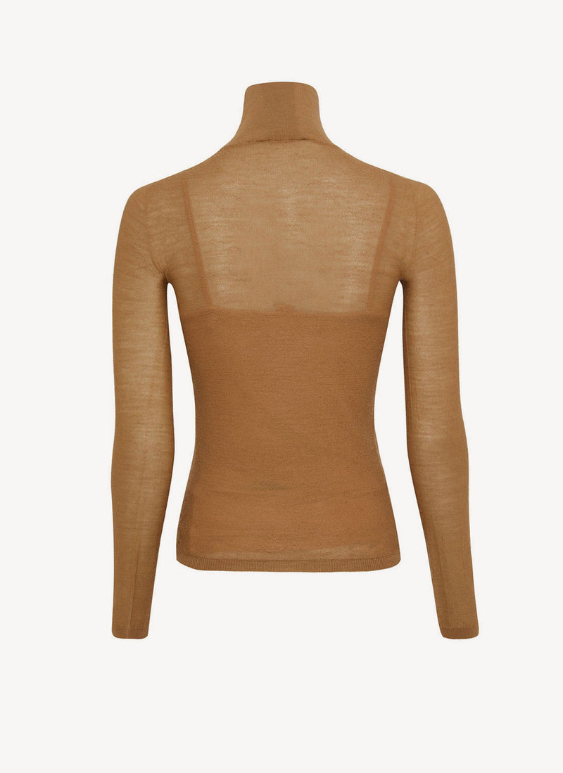 Max Mara - Haut Zagara À Manches Longues - Camel - Femme