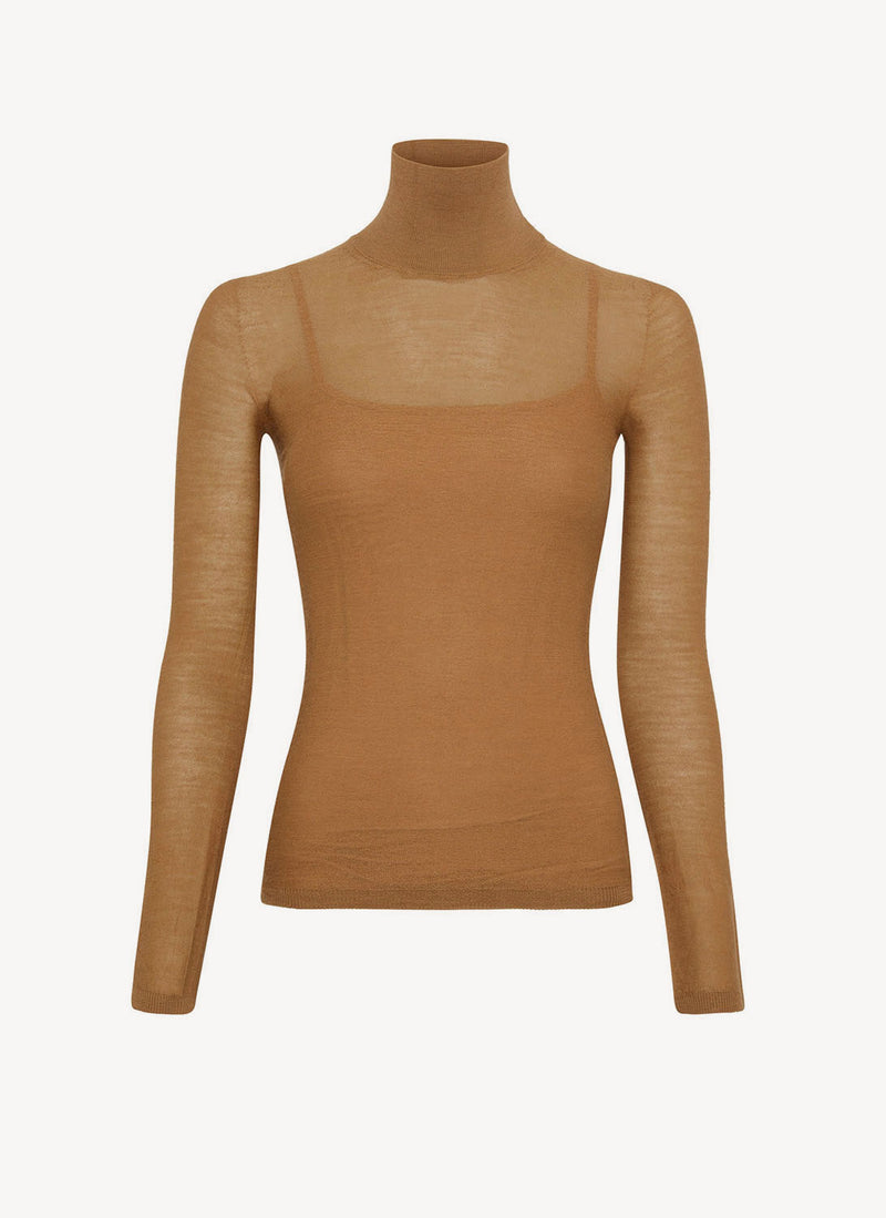 Max Mara - Haut Zagara À Manches Longues - Camel - Femme