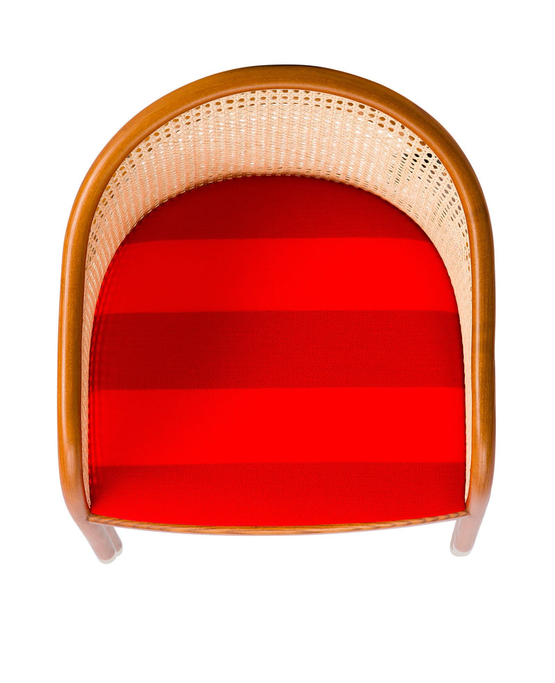 Fauteuil - Cavallo - Collaboration Kvadrat Et Raf Simons - Brun Et Orange