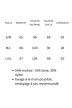 Haut En Mohair Melangé En Crochet À Fleurs À Lacet - Noir