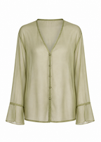 Blusa Haze transparente - Verde